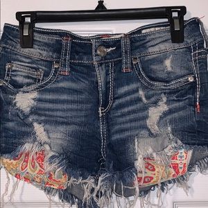 Printed pocket shorts